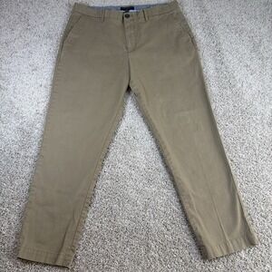 Banana Republic Chino Pants Mens Mason Slim Fit Khaki Cotton Stretch 36x30